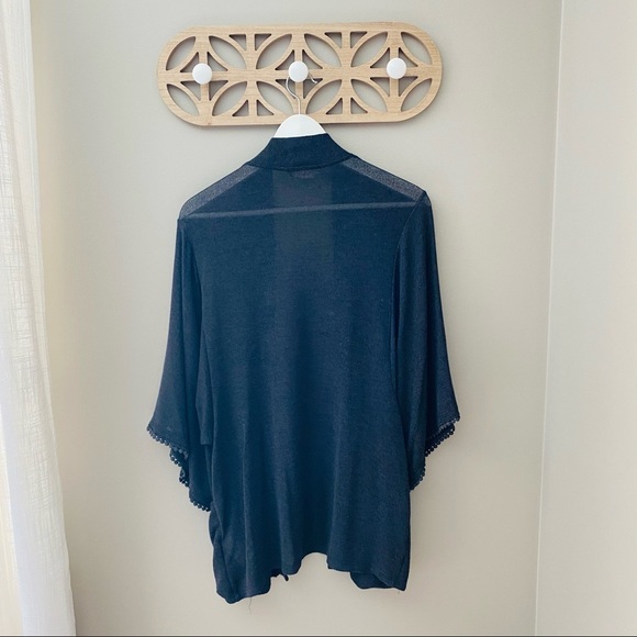 Urban Outfitters Open Front Cardigan Gray Sz Medium - Picture 8 of 10